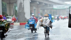 Ngày 8/6: Nhiều khu vực có mưa dông, đề phòng lốc sét, mưa đá