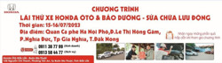 Lái thử các dòng xe Honda Ôtô và bảo dưỡng lưu động tại Gia Nghĩa
