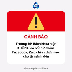 Trường Đại học cảnh báo nhiều group Facebook, Zalo giả mạo