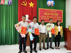 UBND huyện Krông Búk công bố quyết định về công tác cán bộ