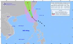 Bão số 2 giật cấp 16 cách Sán Đầu (Trung Quốc) khoảng 370km