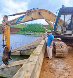 Đắk Nông: Cắt tràn xả lũ đảm bảo an toàn hồ Đắk N'Ting