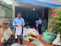 Đắk Lắk: Xử phạt 25 triệu đồng một hộ kinh doanh quần áo không rõ nguồn gốc xuất xứ