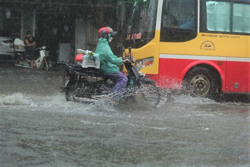 Ngày 11/9, có mưa lớn ở Bắc Bộ, Bắc Trung Bộ, Tây Nguyên và Nam Bộ