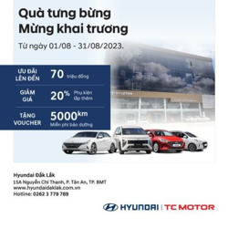 TƯNG BỪNG KHAI TRƯƠNG ƯU ĐÃI LÊN ĐẾN 70 TRIỆU ĐỒNG 