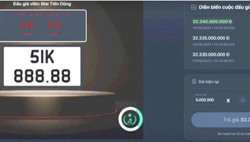 3 biển số xe tiếp tục được đấu giá thành công, cao nhất là 2,55 tỷ đồng