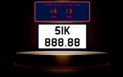 Đấu giá biển số xe hạ nhiệt, nhiều biển dưới 100 triệu đồng, biển 51K-888.88 vẫn "bặt vô âm tín"