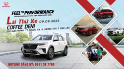 CHƯƠNG TRÌNH LÁI THỬ XE CÙNG HONDA ÔTÔ ĐẮK LẮK