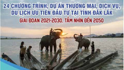 24 chương trình, dự án lĩnh vực thương mại, dịch vụ, du lịch ưu tiên đầu tư tại tỉnh Đắk Lắk