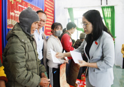 Đoàn Đại biểu quốc hội tỉnh Đắk Lắk thăm, tặng quà tết tại huyện Lắk