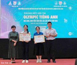 Đắk Lắk có 2 thí sinh tham gia vòng Chung kết Hội thi “Olympic tiếng Anh học sinh, sinh viên toàn quốc” lần thứ VI
