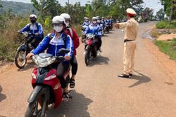 Đắk Nông ngăn chặn học sinh vi phạm an toàn giao thông
