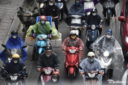 Hình thái thời tiết 10 ngày tới chủ đạo mưa dông