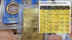 Giá bán vàng nhẫn 99,99 vượt mặt vàng miếng SJC