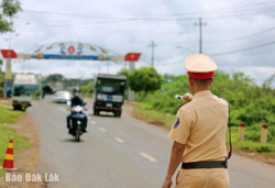 Huyện Krông Năng: Nỗ lực kiềm chế, kéo giảm tai nạn giao thông
