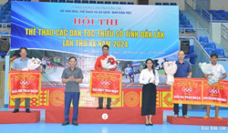 Hội thi thể thao các dân tộc thiểu số 2024: Thị xã Buôn Hồ đoạt giải Nhất toàn đoàn