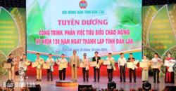 Trên 1.000 công trình, phần việc của nông dân chào mừng kỷ niệm 120 năm Ngày thành lập tỉnh Đắk Lắk