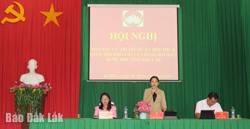 Đoàn đại biểu Quốc hội tỉnh tiếp xúc cử tri tại huyện Ea H’leo