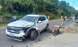 Va chạm giao thông trên Quốc lộ 27: Hai người tử vong tại chỗ