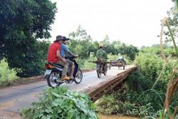 Nguy hiểm rình rập từ một cây cầu