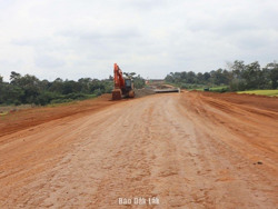 Cơ bản hoàn thành công tác di dời hạ tầng kỹ thuật Dự án thành phần 3