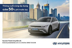 ĐẾM NGƯỢC 30 NGÀY GIẢM 50% PHÍ TRƯỚC BẠ KHI MUA XE HYUNDAI
