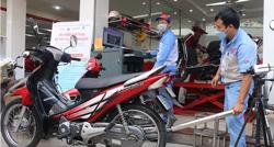 Mô tô, xe gắn máy hoạt động trên 5 năm sẽ phải kiểm định khí thải định kỳ