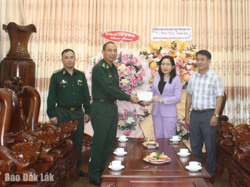 Đoàn đại biểu Quốc hội tỉnh thăm, chúc mừng các đơn vị quân đội