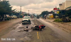 Đi không đúng phần đường: Nguy cơ tai nạn chực chờ