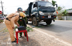 Công an huyện Krông Pắc: Xử lý 95 trường hợp vi phạm trật tự an toàn giao thông