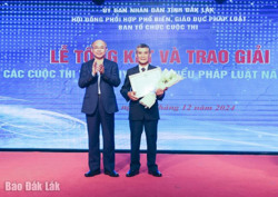 74 thí sinh đạt giải các cuộc thi trực tuyến tìm hiểu pháp luật năm 2024