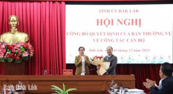 Đồng chí Hà Đức Thành được bổ nhiệm giữ chức vụ Phó Chánh Văn phòng Tỉnh ủy