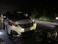 Một người bị thương, 4 phương tiện hư hỏng sau tai nạn giao thông liên hoàn