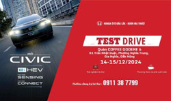 Lái thử các dòng xe Honda Ôtô và Bảo dưỡng lưu động tại Gia Nghĩa