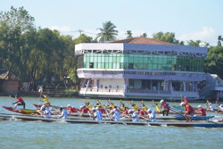 Dừng giải đua thuyền đua truyền thống huyện Krông Ana năm 2024 ở vòng bán kết