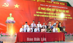 TP. Buôn Ma Thuột: Phát động đợt thi đua đặc biệt chào mừng kỷ niệm 120 năm thành lập tỉnh Đắk Lắk