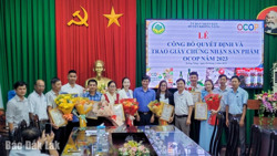 Huyện Krông Năng công nhận thêm 9 sản phẩm OCOP 3 sao