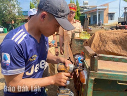 Huyện Krông Búk: 100% xe thô sơ, xe máy cày được đăng ký, quản lý vào cuối năm 2024