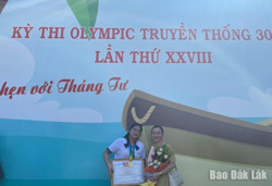 Đắk Lắk đoạt 84 huy chương tại Kỳ thi Olympic truyền thống 30/4