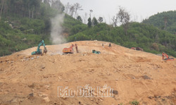 Tăng cường công tác quản lý, khai thác, vận chuyển khoáng sản làm vật liệu xây dựng thông thường