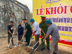 Xây dựng 80 căn nhà cho người dân huyện Ea Súp