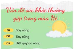 Vấn đề sức khỏe thường gặp trong mùa hè và cách xử trí