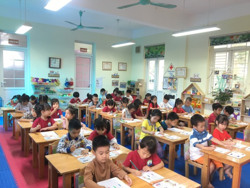 Băn khoăn học tiền tiểu học