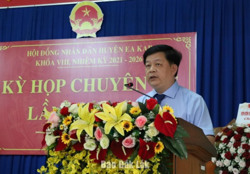 Ông Trần Quang Trung được bầu làm Chủ tịch UBND huyện Ea Kar 