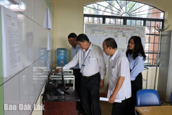 Kiểm tra công tác chuẩn bị thi tốt nghiệp THPT năm 2024