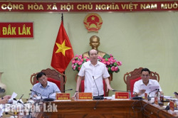 Thành viên UBND tỉnh góp ý, thông qua các nội dung trình Kỳ họp HĐND tỉnh