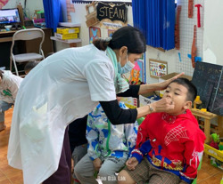 6 triệu trẻ em được uống vitamin A trong Chiến dịch bổ sung đợt 1