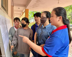 Trên 200 tình nguyện viên tham gia “Tiếp sức mùa thi” đợt 1 năm 2024