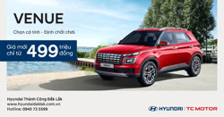 Sở Hữu Hyundai Venue Với Ưu Đãi Lên Đến 40 Triệu