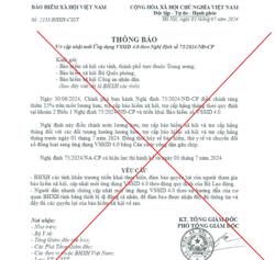 Cảnh báo giả mạo văn bản của BHXH Việt Nam về cập nhật ứng dụng VssID 4.0